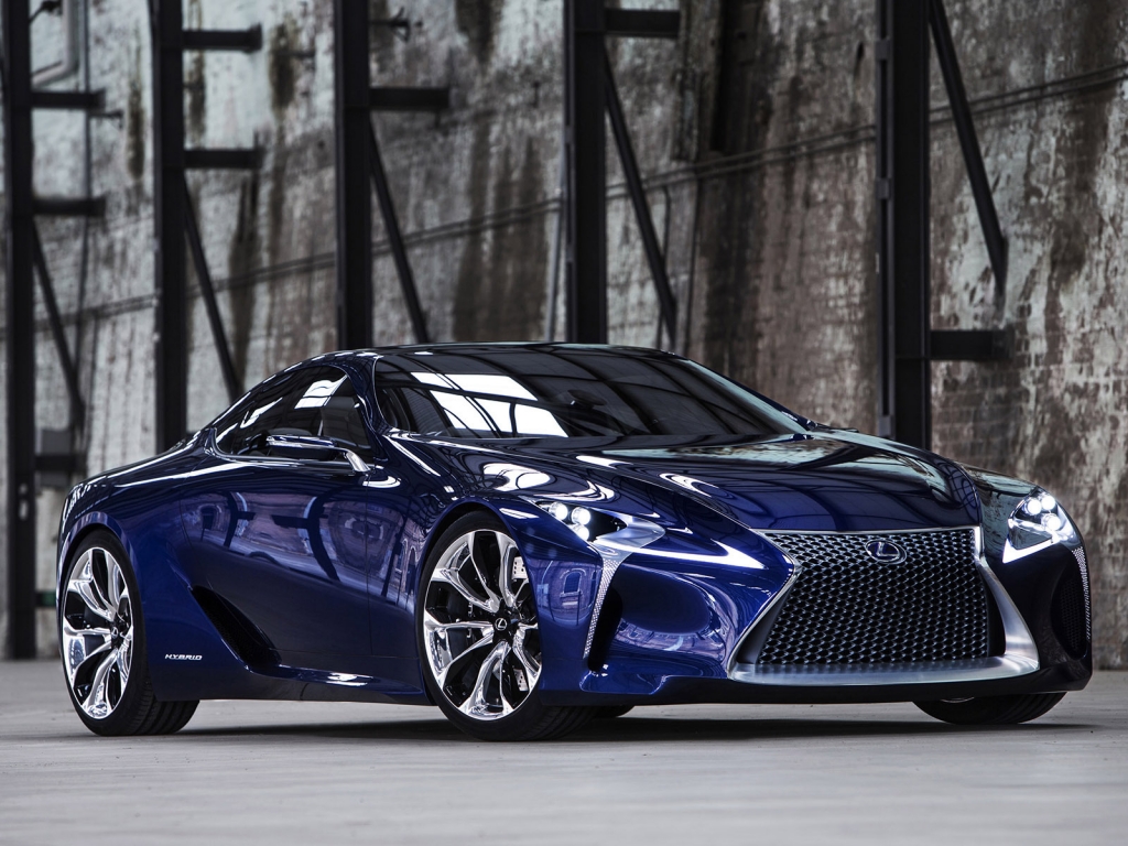 Blue Lexus LF Concept for 1024 x 768 resolution