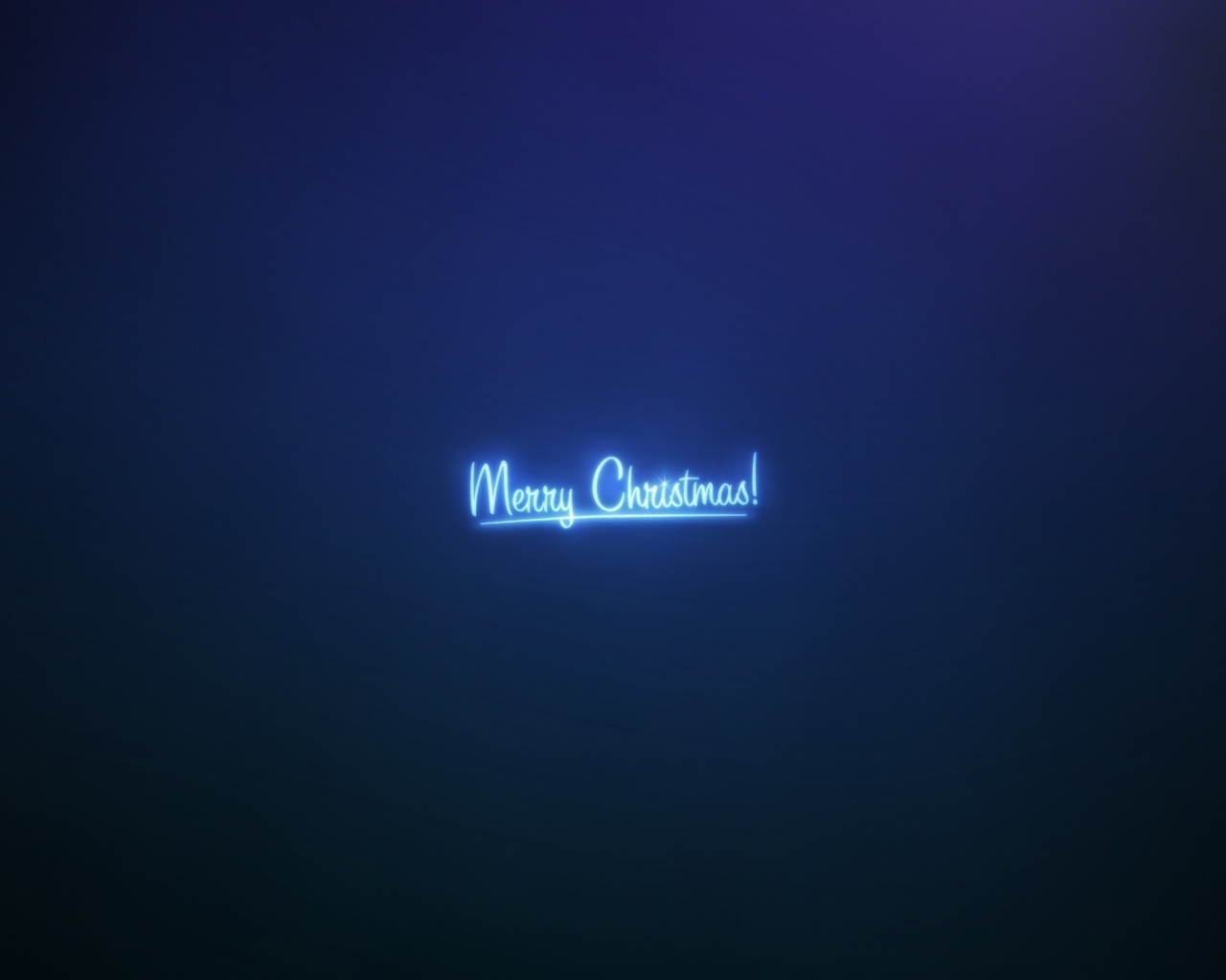 Blue Merry Christmas for 1280 x 1024 resolution