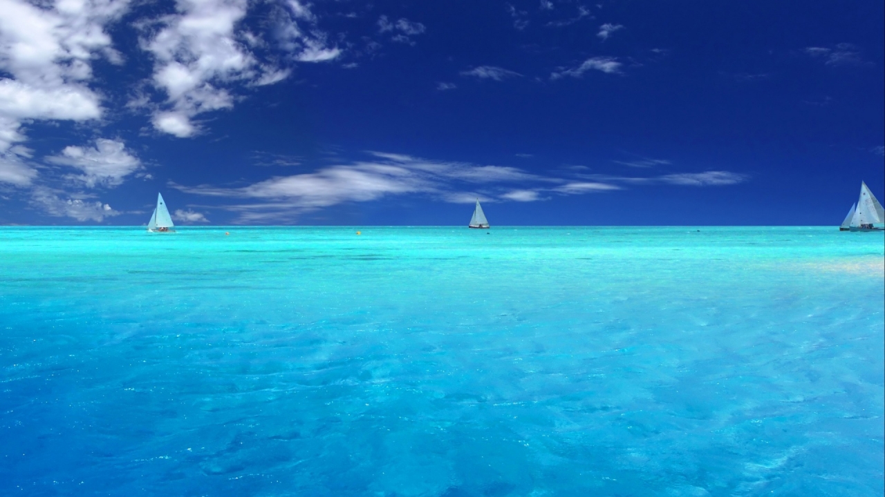 Blue Paradise for 1280 x 720 HDTV 720p resolution