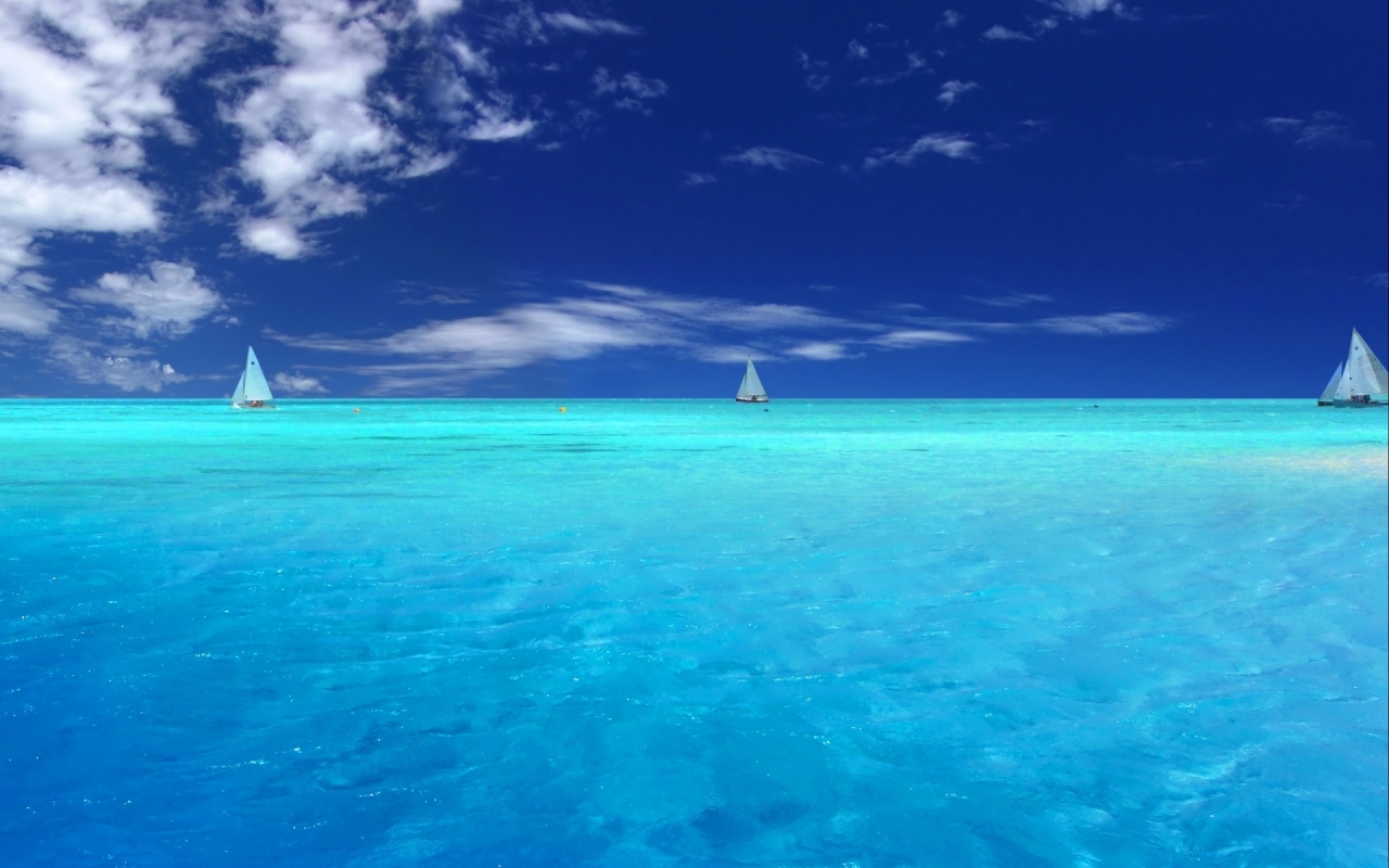 Blue Paradise for 1280 x 800 widescreen resolution