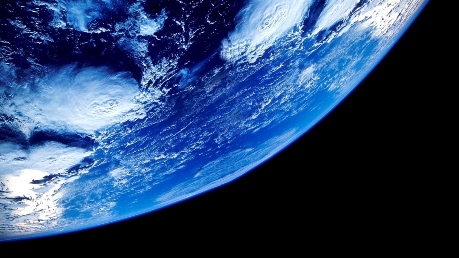 Blue Planet Earth for 1536 x 864 HDTV resolution