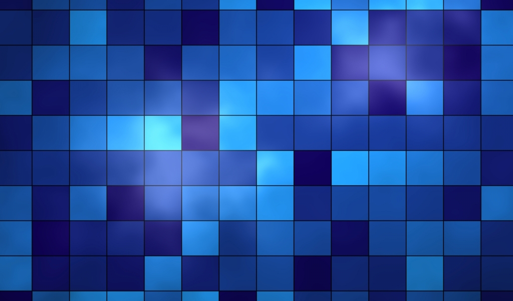Blue Tiles for 1024 x 600 widescreen resolution