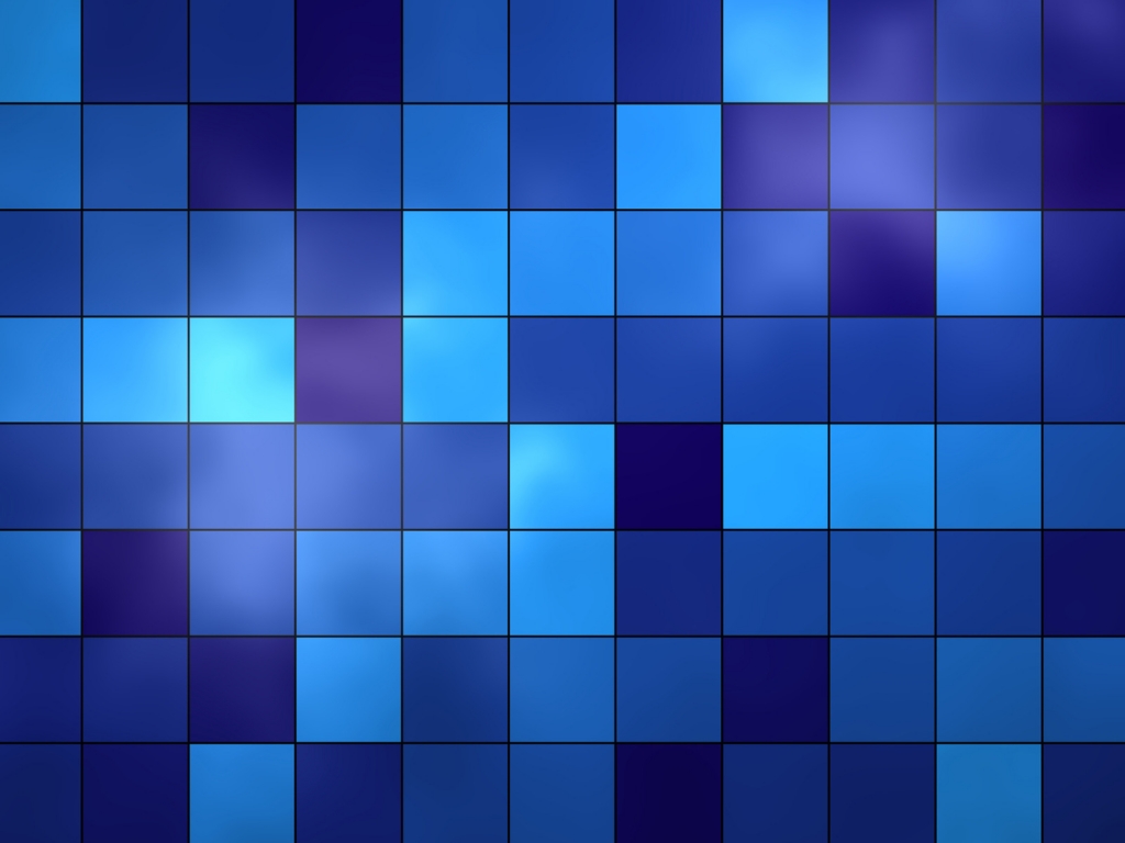 Blue Tiles for 1024 x 768 resolution