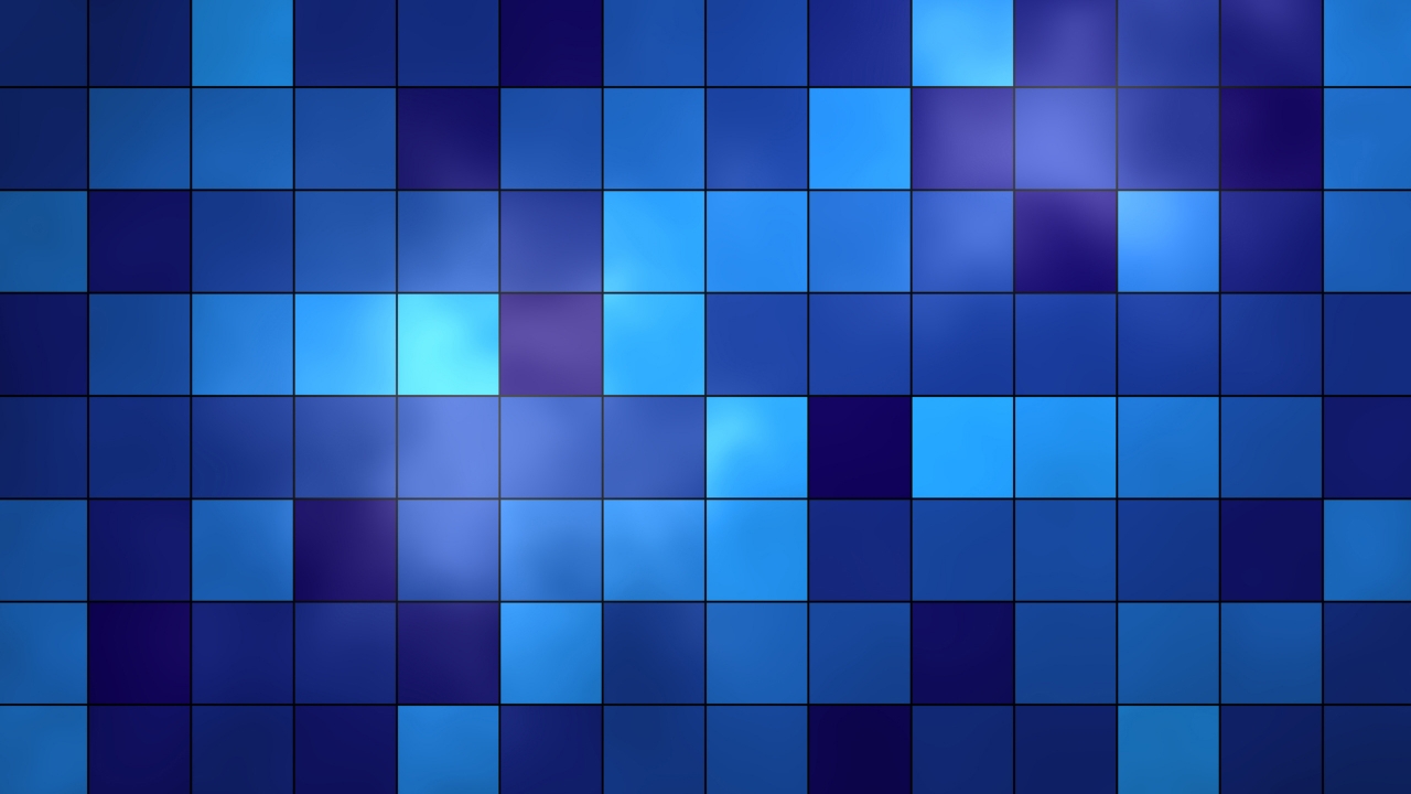 Blue Tiles for 1280 x 720 HDTV 720p resolution