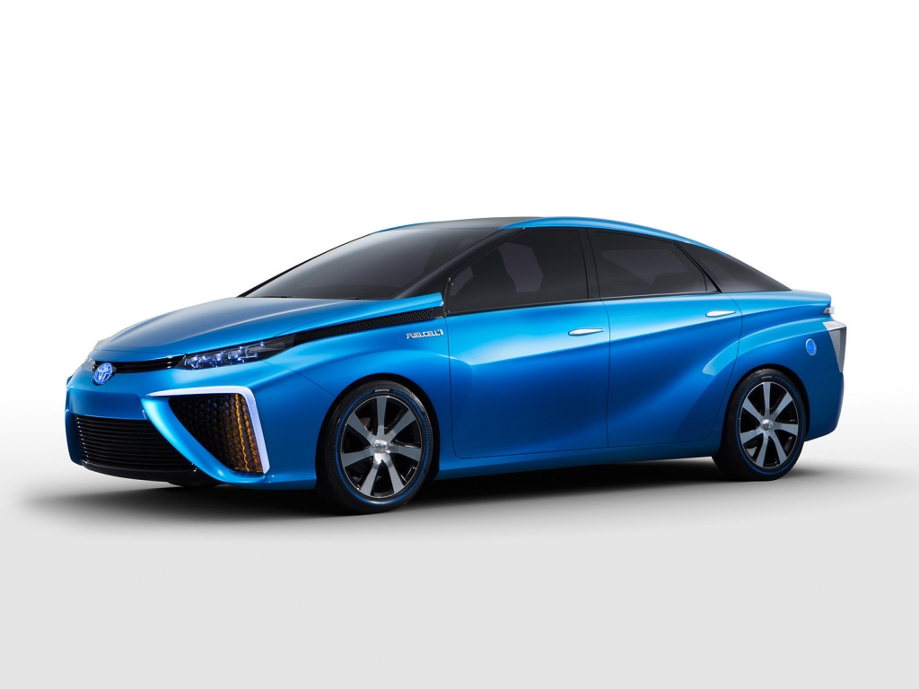 Blue Toyota FCV Concept for 1024 x 768 resolution