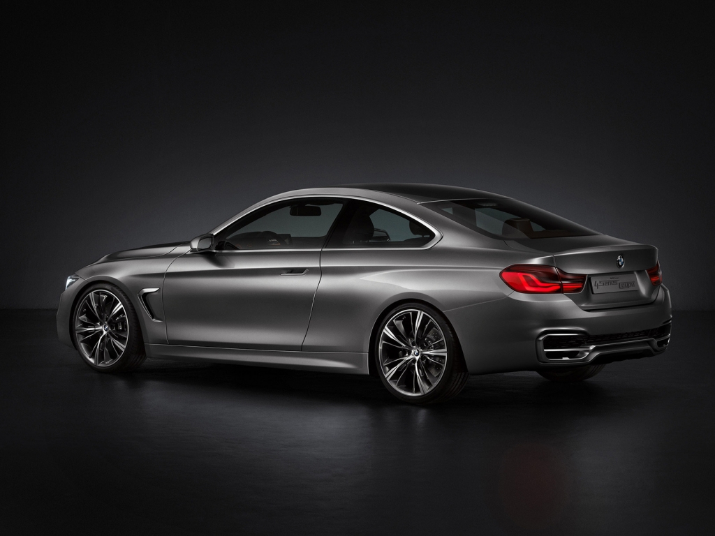 BMW 4 Series Coupe Concept Rear Studio for 1024 x 768 resolution