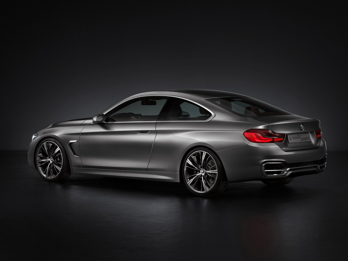 BMW 4 Series Coupe Concept Rear Studio for 1152 x 864 resolution