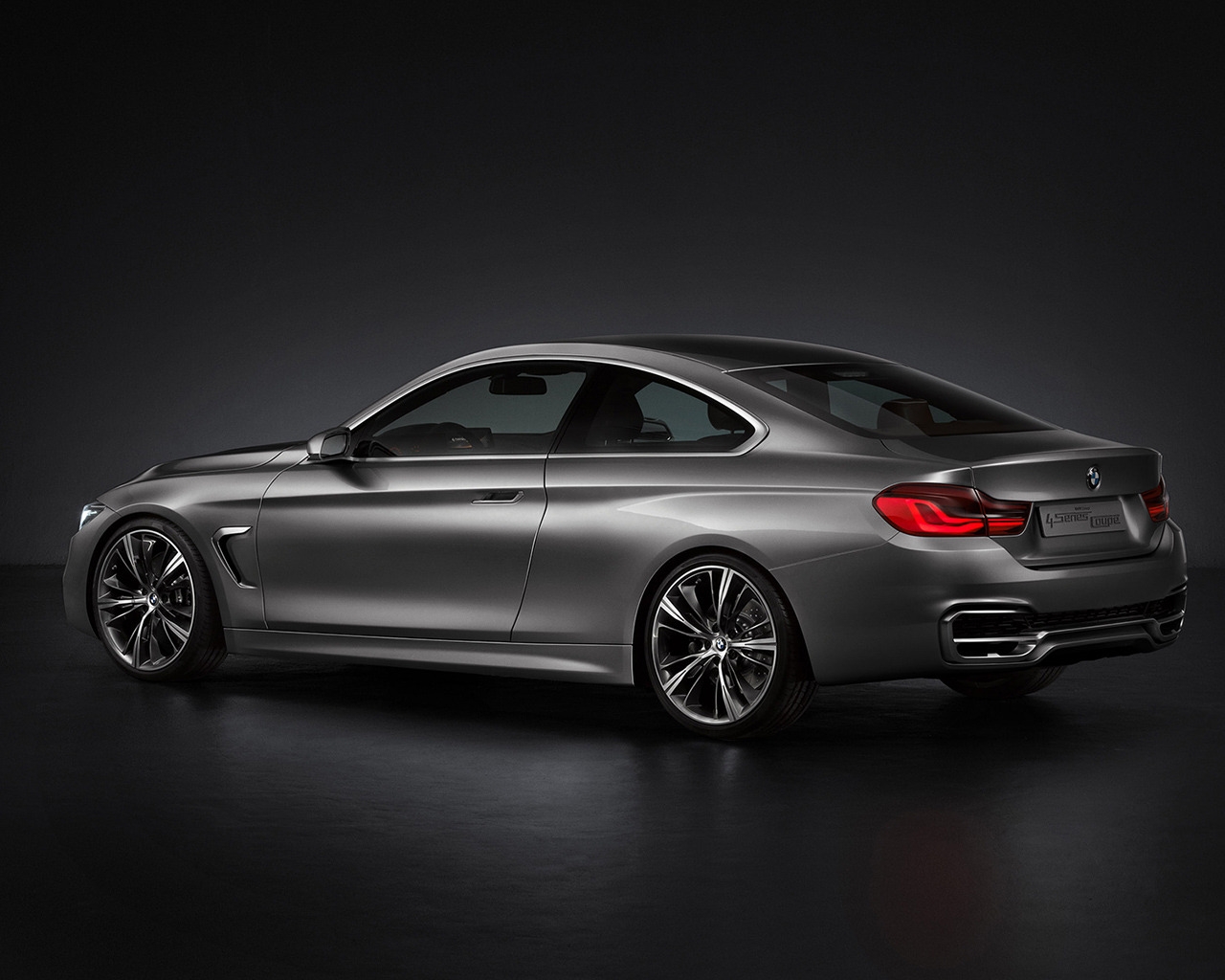 BMW 4 Series Coupe Concept Rear Studio for 1280 x 1024 resolution
