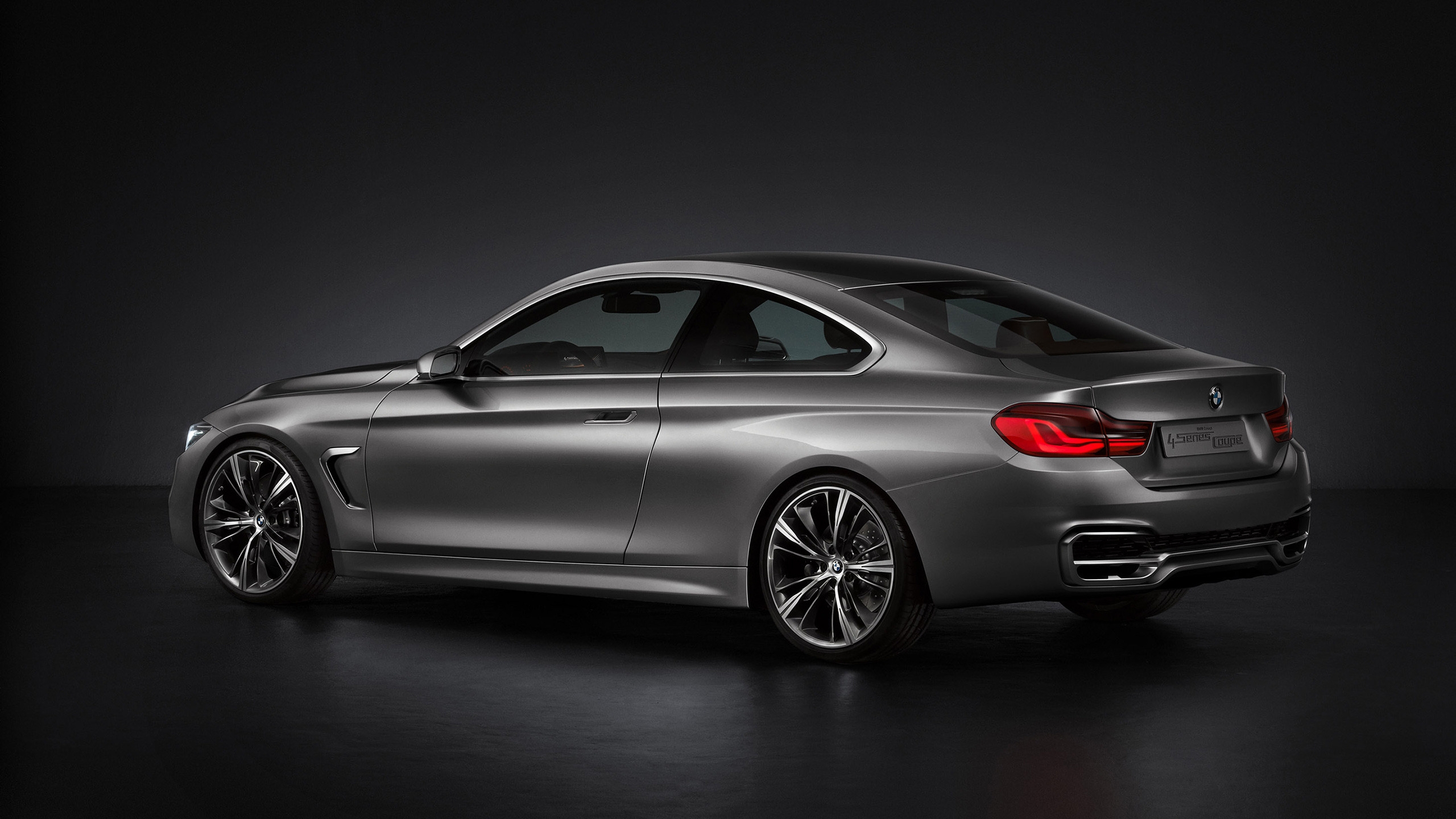 BMW 4 Series Coupe Concept Rear Studio for 2560x1440 HDTV resolution