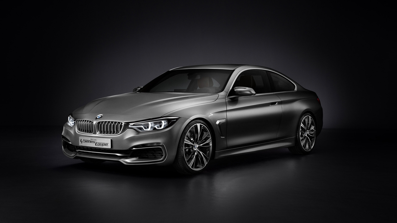 BMW 4 Series Coupe Concept Studio for 1280 x 720 HDTV 720p resolution