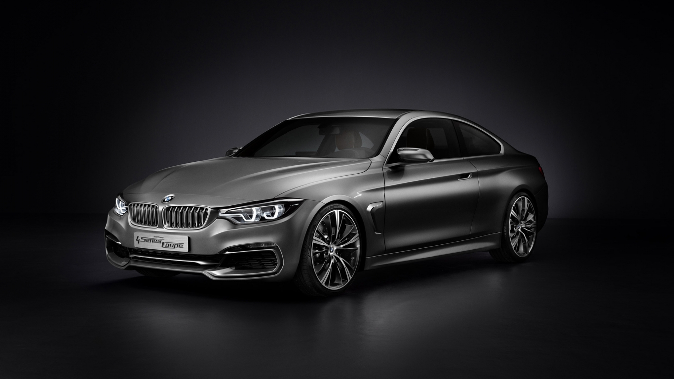 BMW 4 Series Coupe Concept Studio for 1366 x 768 HDTV resolution
