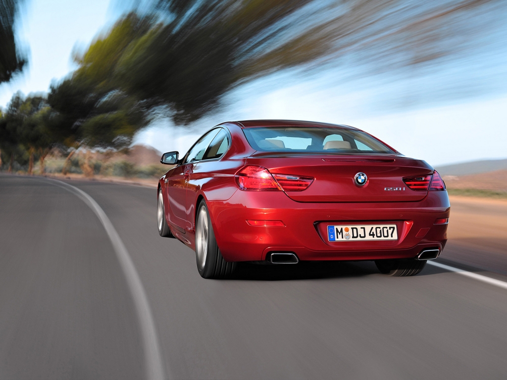 BMW 650i Coupe Rear for 1024 x 768 resolution