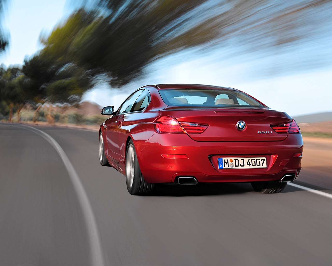 BMW 650i Coupe Rear for 1280 x 1024 resolution