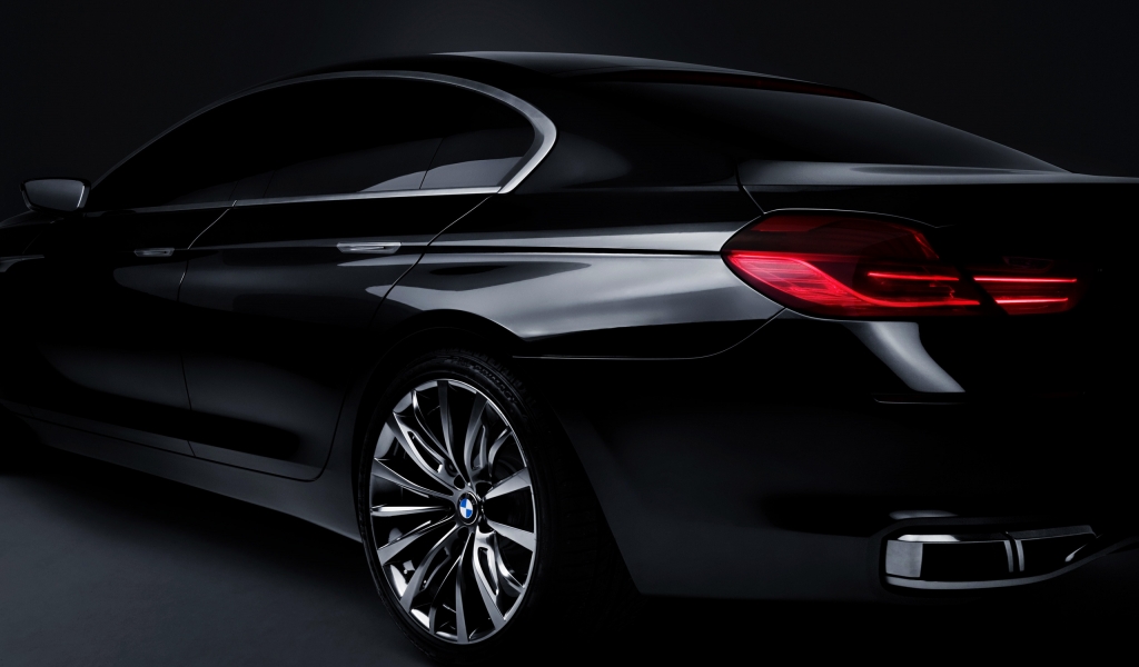 BMW Concept Gran Coupe Rear for 1024 x 600 widescreen resolution