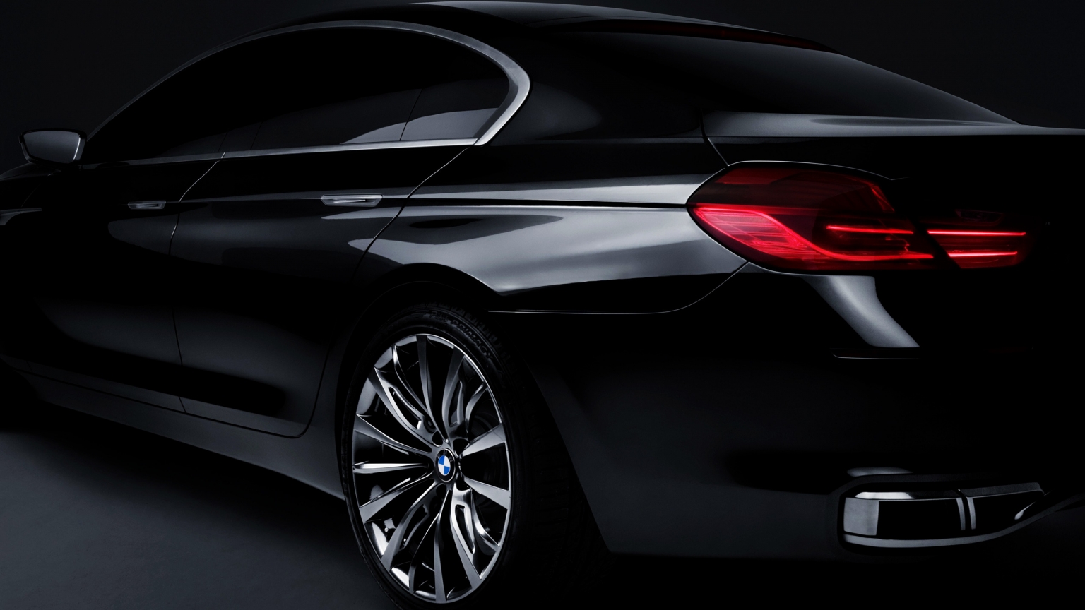 BMW Concept Gran Coupe Rear for 1536 x 864 HDTV resolution