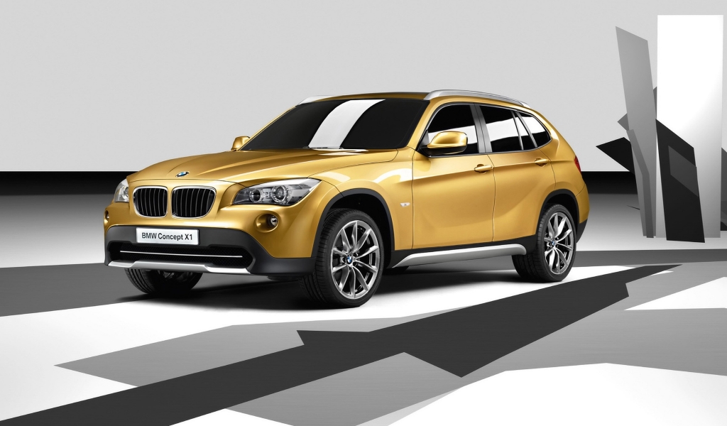 BMW Concept X1 2008 for 1024 x 600 widescreen resolution