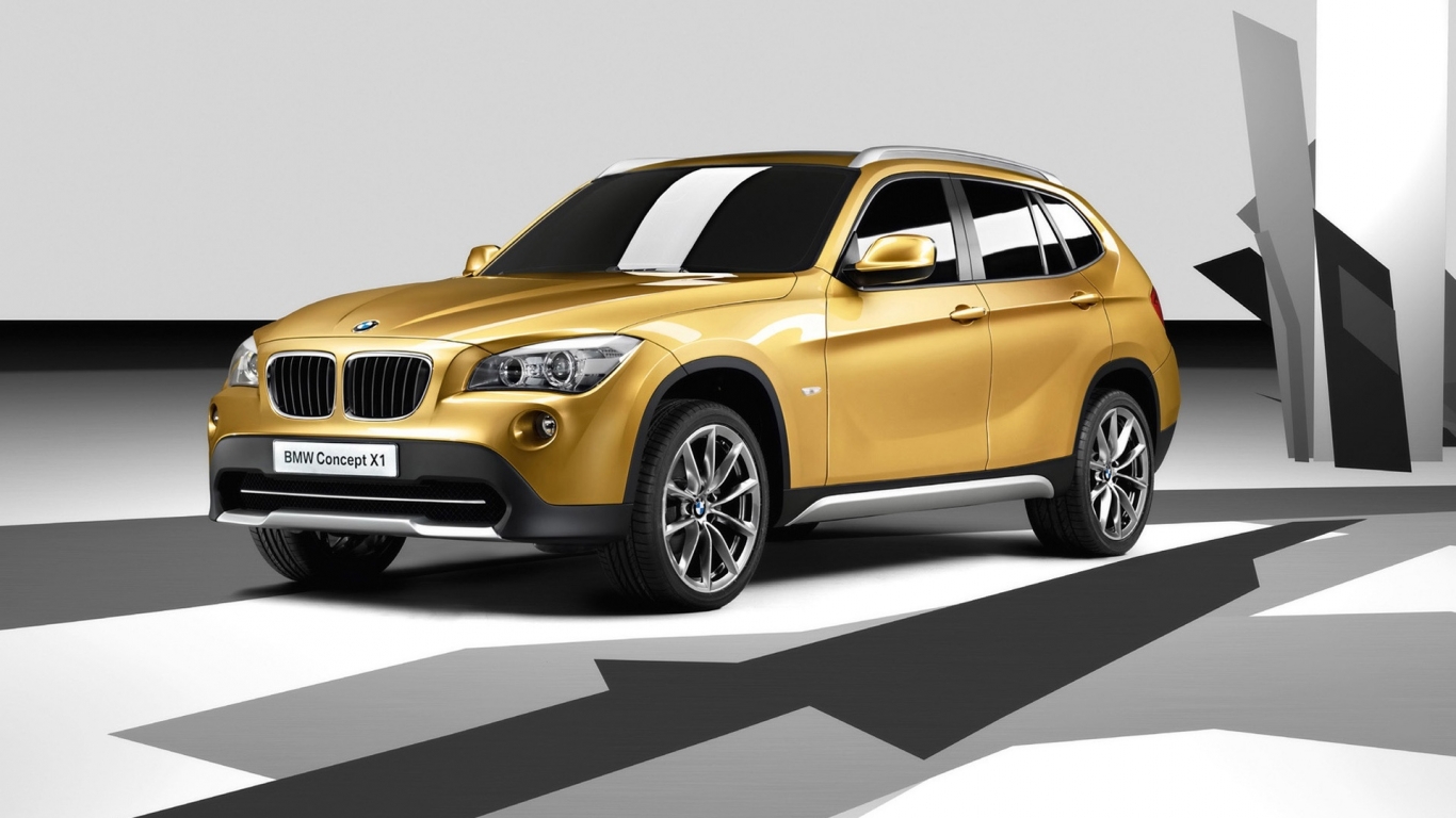 BMW Concept X1 2008 for 1366 x 768 HDTV resolution