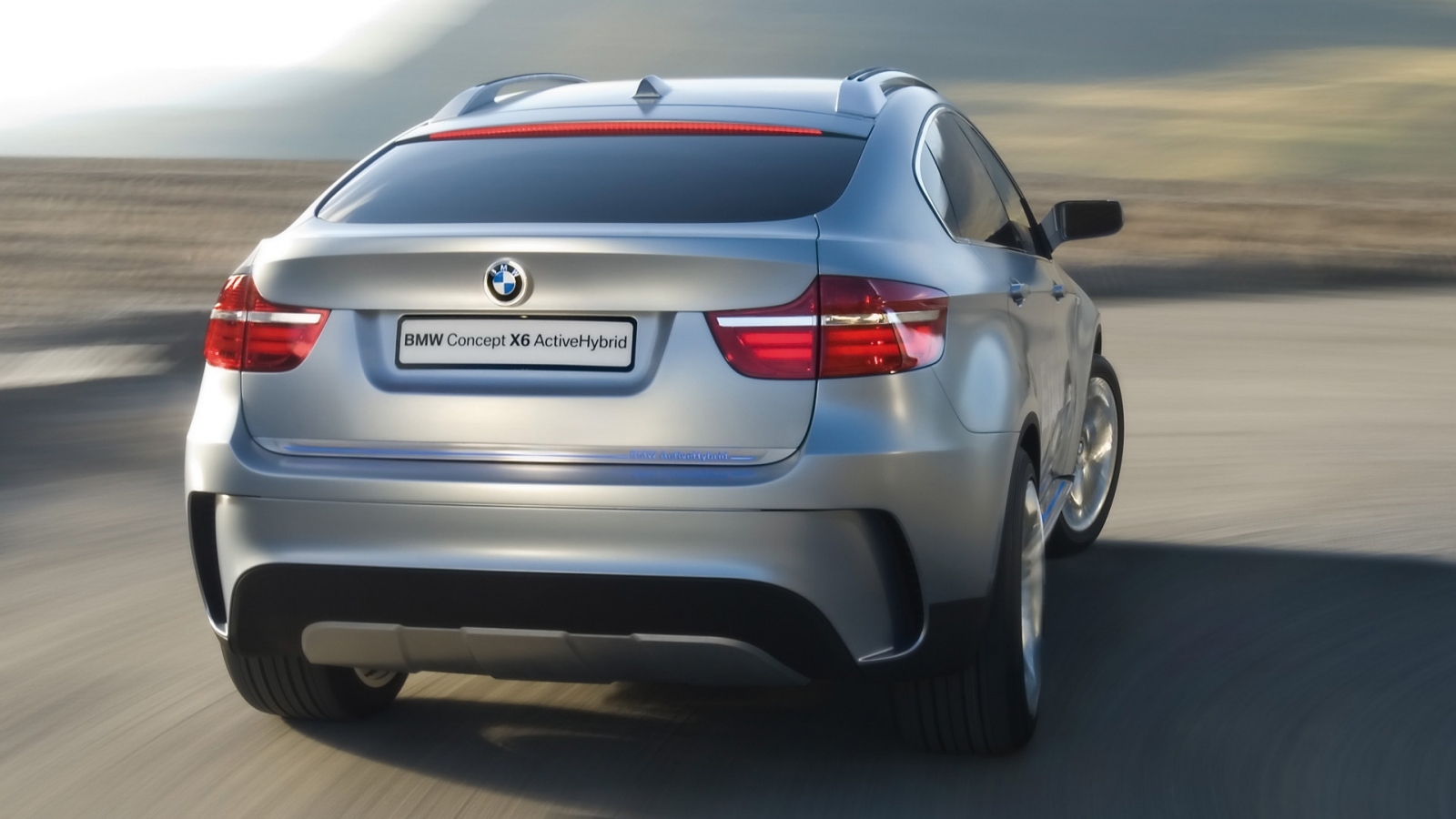 BMW Concept X6 ActiveHybrid Rear 2007 for 1600 x 900 HDTV resolution