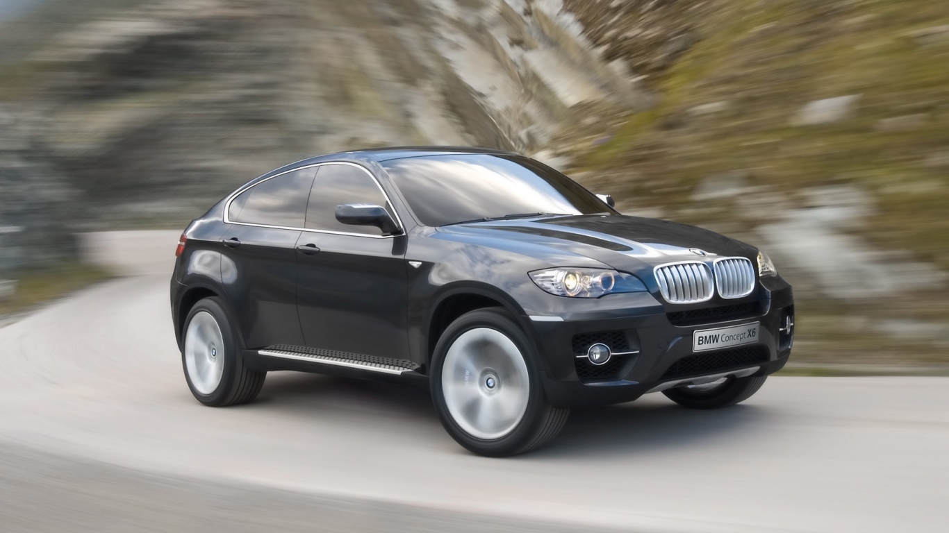 BMW Concept X6 Speed 2007 for 1366 x 768 HDTV resolution
