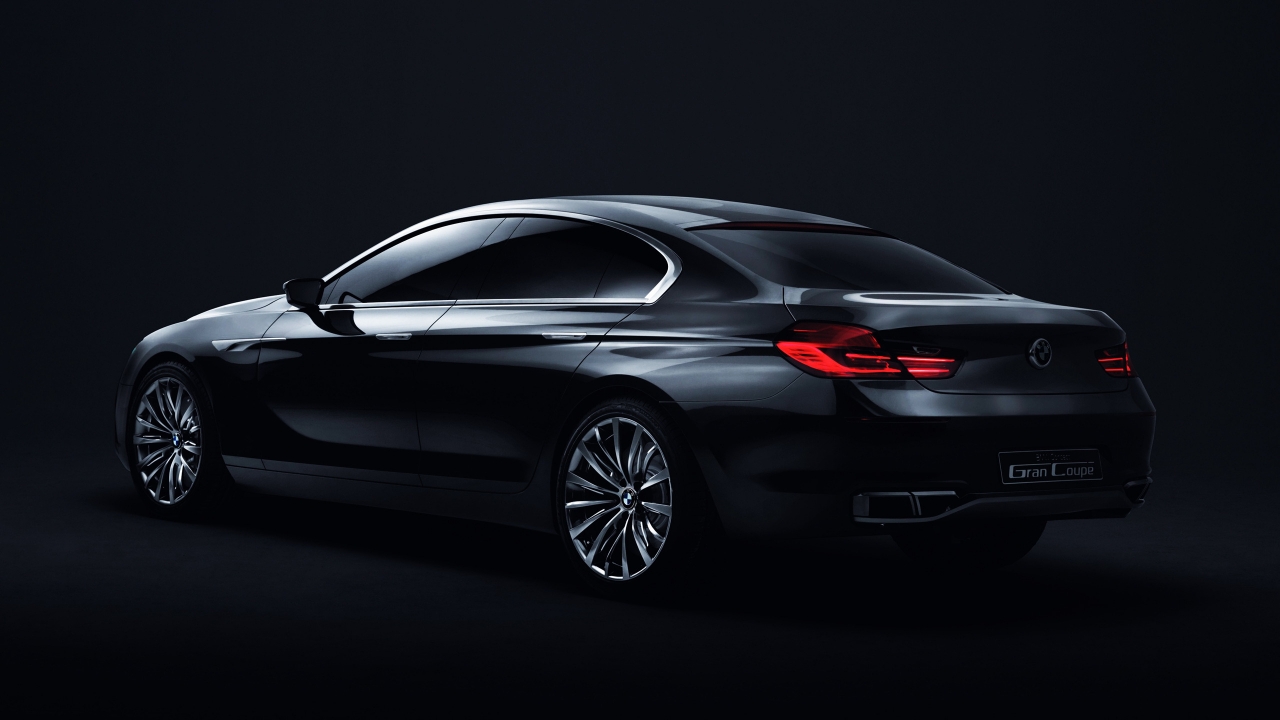 BMW Gran Coupe Rear for 1280 x 720 HDTV 720p resolution