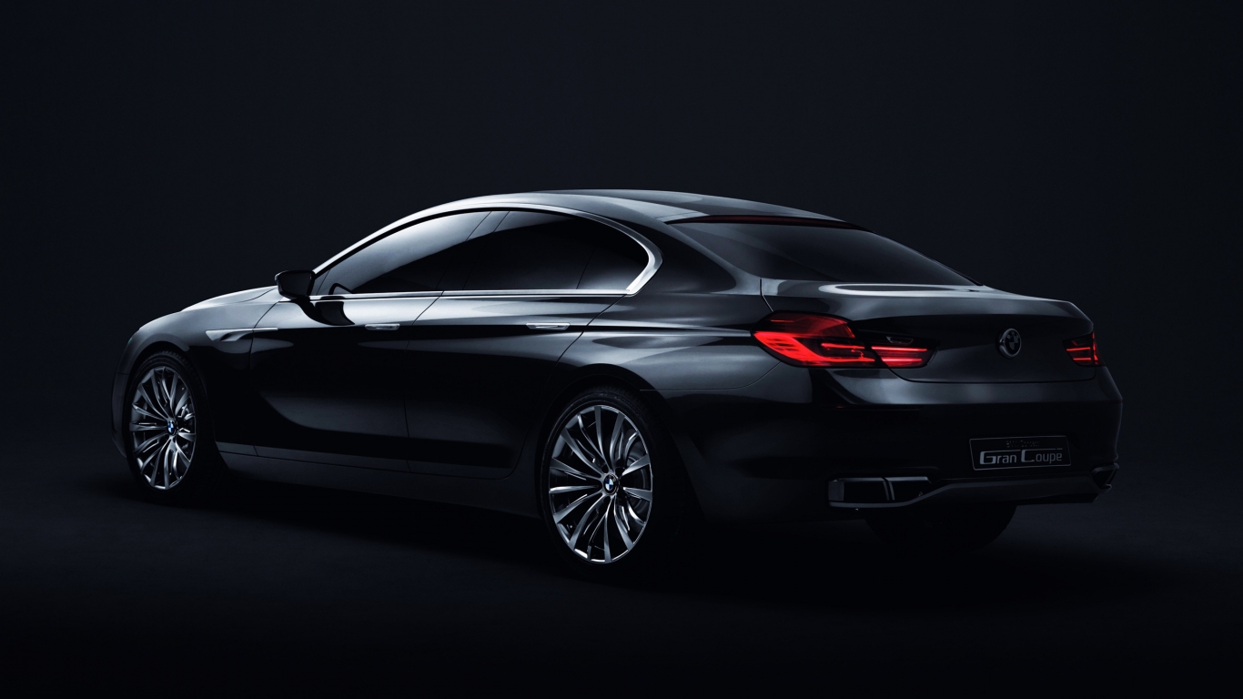 BMW Gran Coupe Rear for 1366 x 768 HDTV resolution