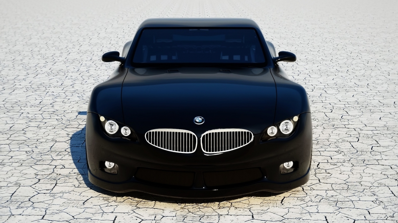 BMW M Zero Concept Front 2008 for 1366 x 768 HDTV resolution