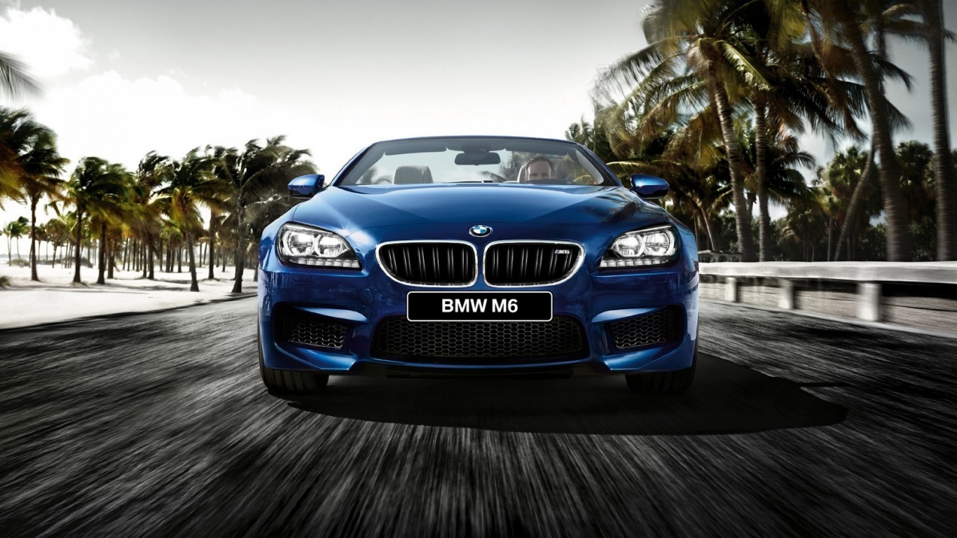 BMW M6 F12 Cabrio for 1366 x 768 HDTV resolution