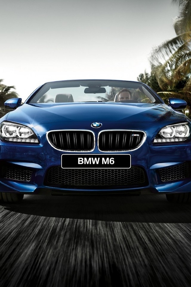 BMW M6 F12 Cabrio for 640 x 960 iPhone 4 resolution