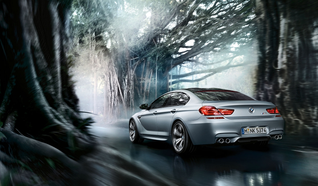 BMW M6 Gran Coupe for 1024 x 600 widescreen resolution