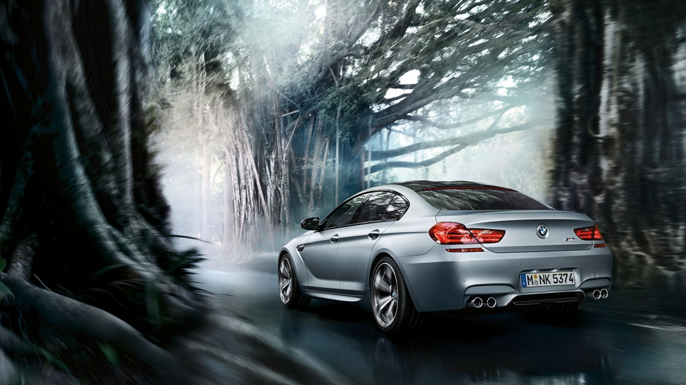 BMW M6 Gran Coupe for 1366 x 768 HDTV resolution