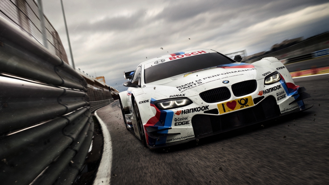 BMW Racing Car for 1280 x 720 HDTV 720p resolution