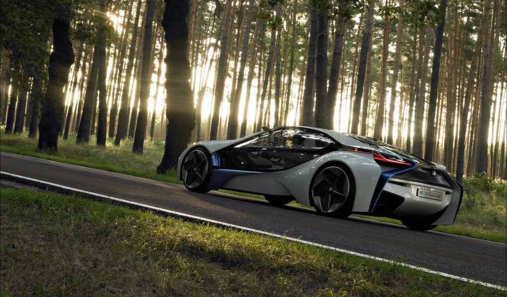 BMW Vision EfficientDynamics for 1024 x 600 widescreen resolution