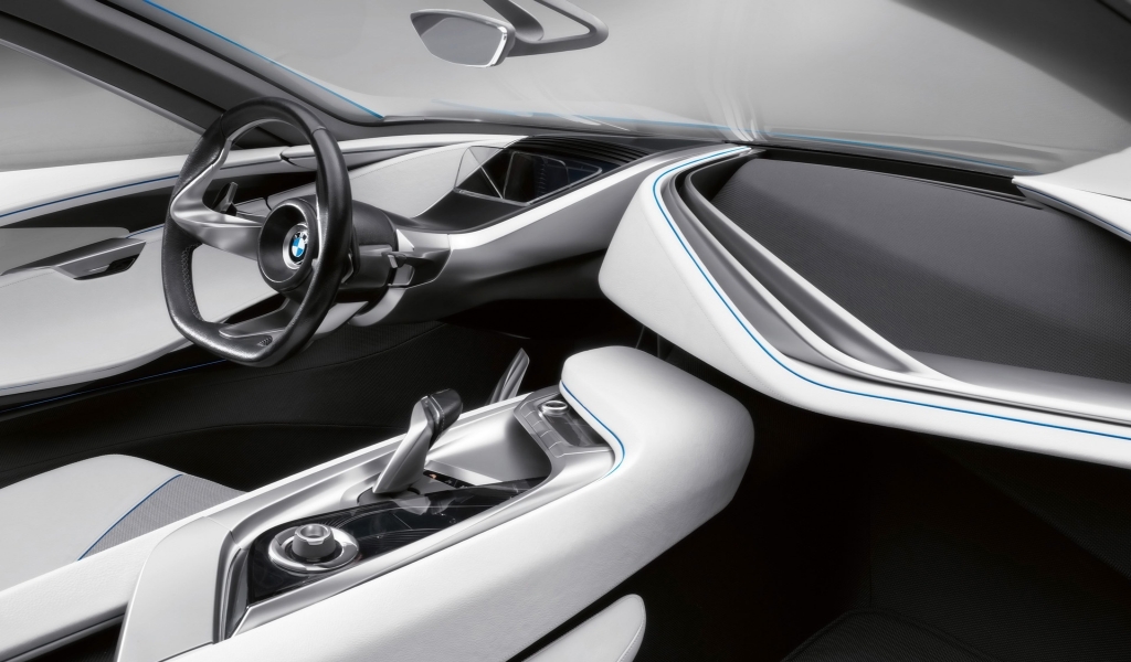 BMW Vision EfficientDynamics Dashboard for 1024 x 600 widescreen resolution