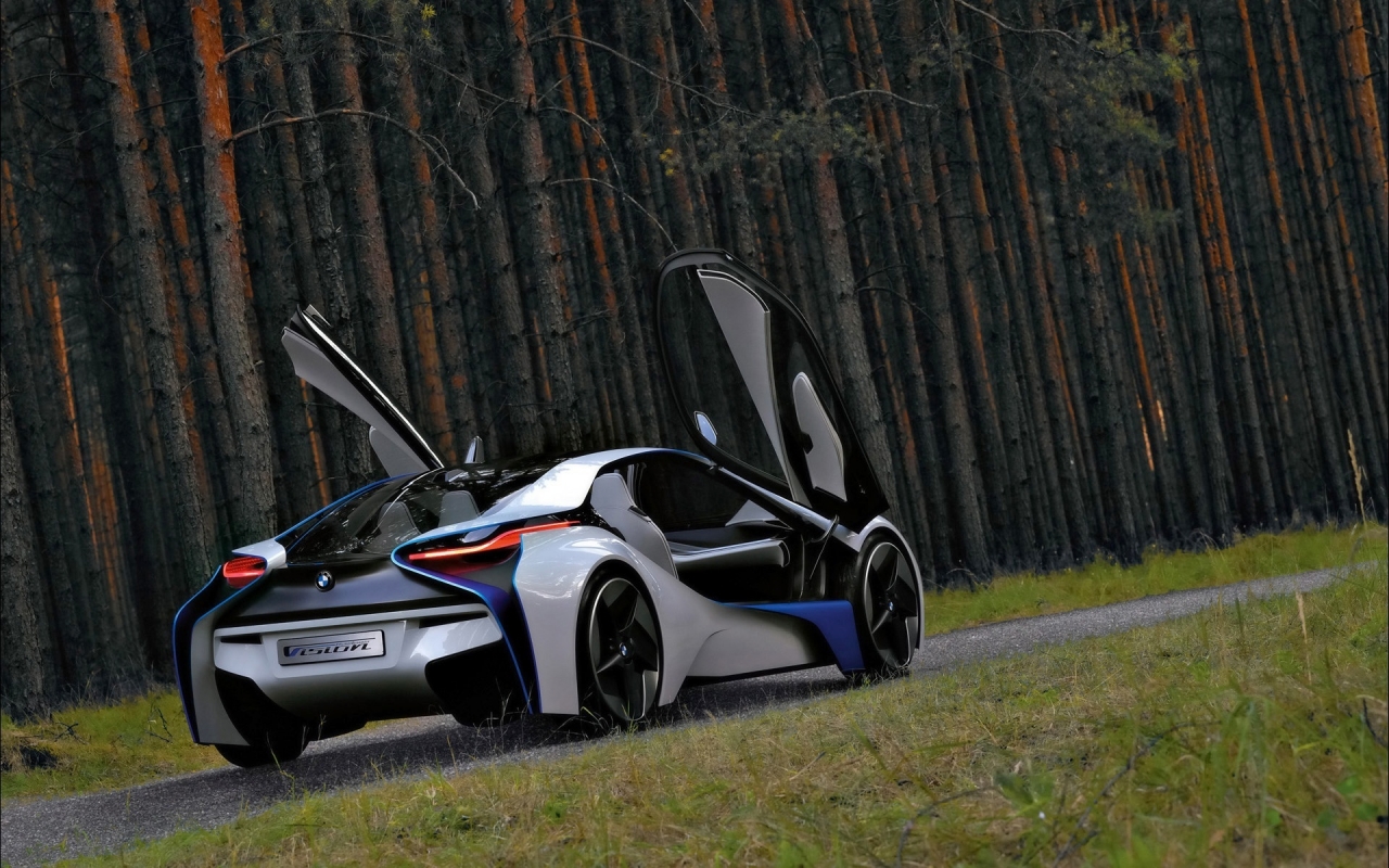 BMW Vision EfficientDynamics Open Doors for 1280 x 800 widescreen resolution