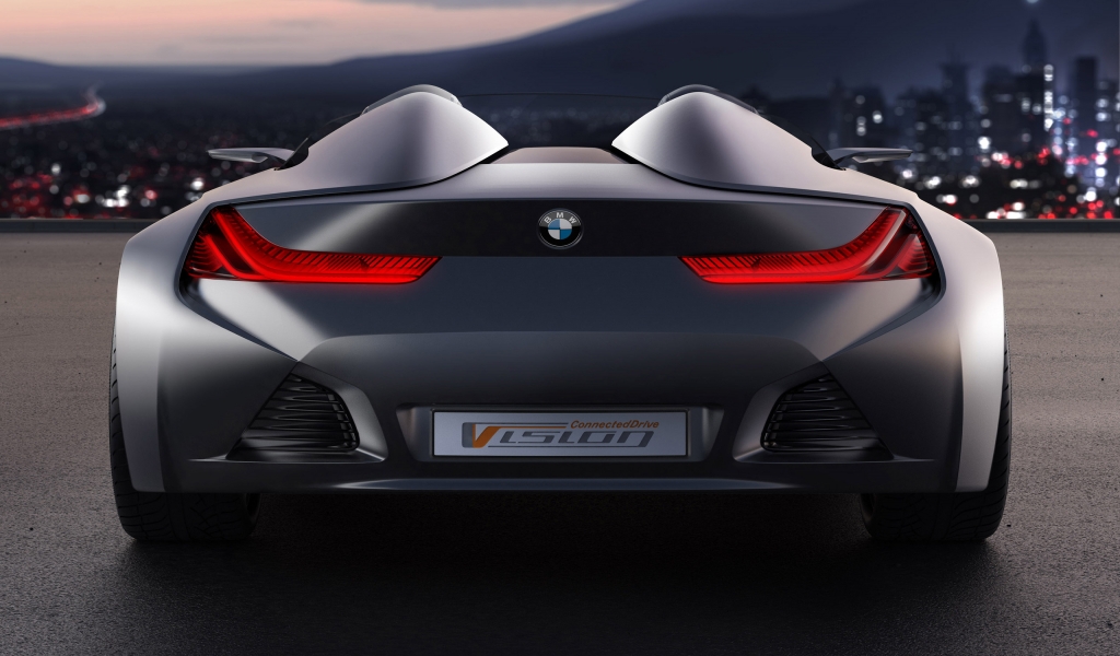 BMW Vision Rear for 1024 x 600 widescreen resolution