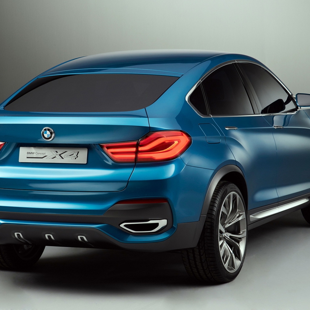 BMW X4 Back View for 1024 x 1024 iPad resolution