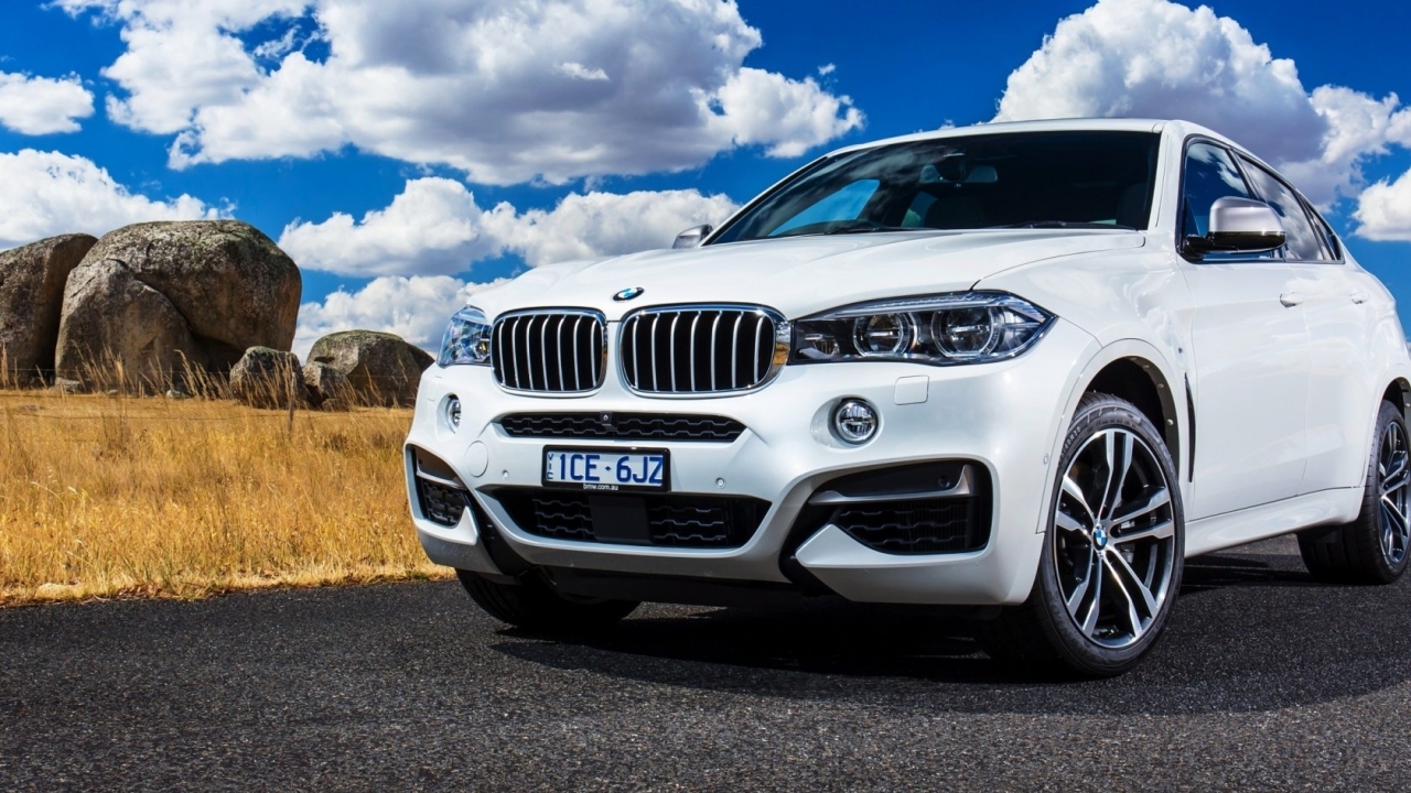 BMW X6 M50D for 1280 x 720 HDTV 720p resolution
