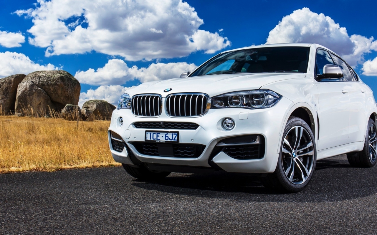 BMW X6 M50D for 1280 x 800 widescreen resolution