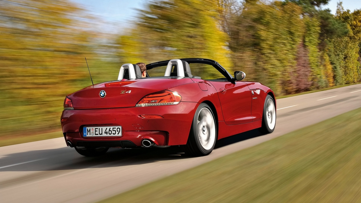 BMW Z4 sDrive35is Rear 2010 for 1536 x 864 HDTV resolution