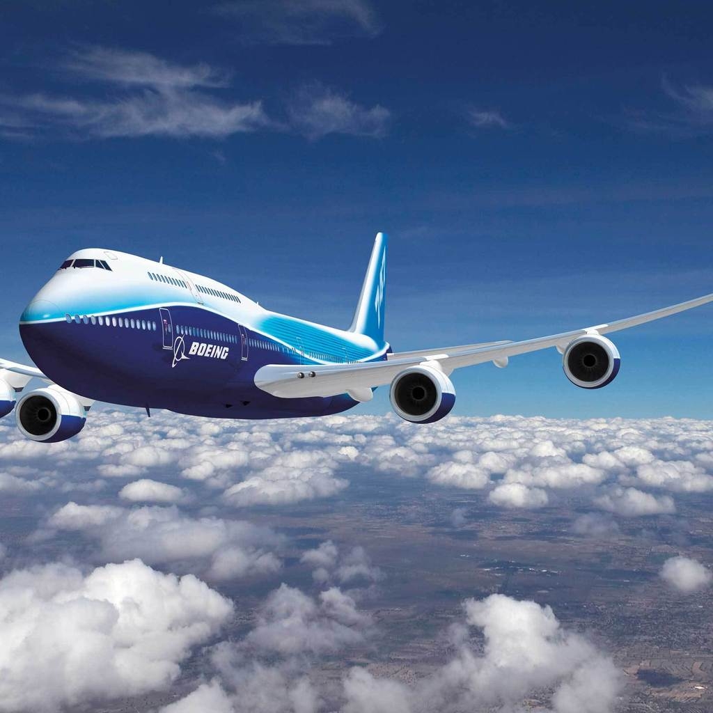 Boeing 747 for 1024 x 1024 iPad resolution