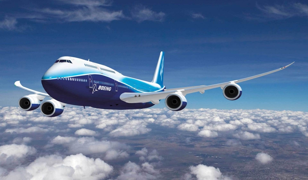 Boeing 747 for 1024 x 600 widescreen resolution