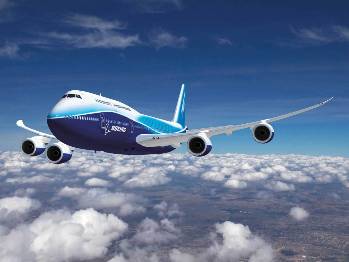 Boeing 747 for 1152 x 864 resolution
