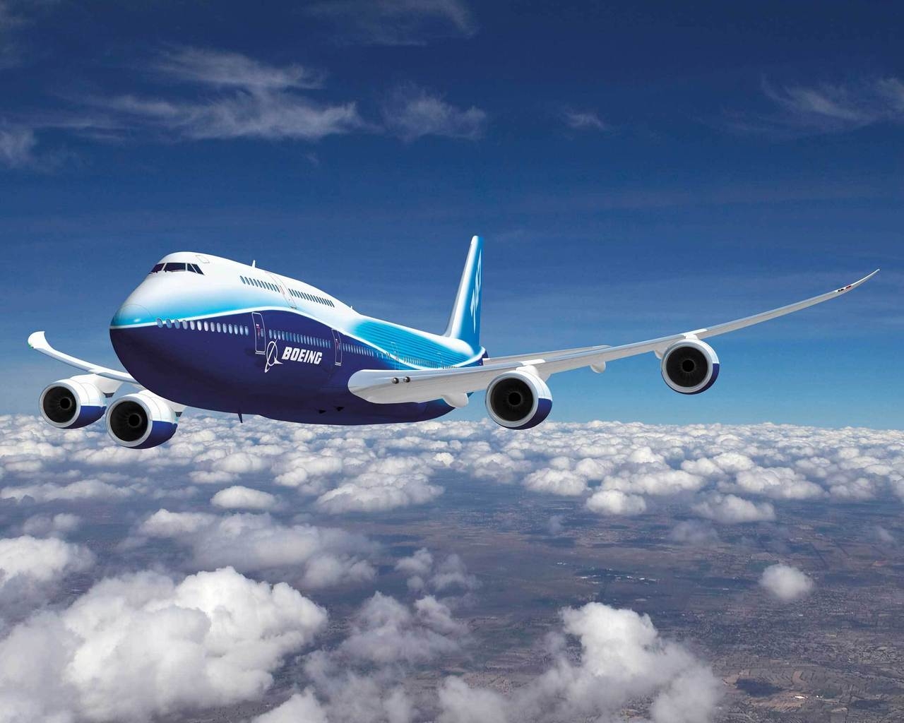 Boeing 747 for 1280 x 1024 resolution