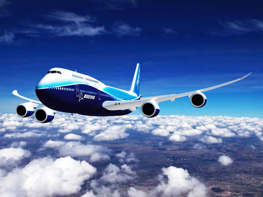 Boeing 747-8 for 1024 x 768 resolution
