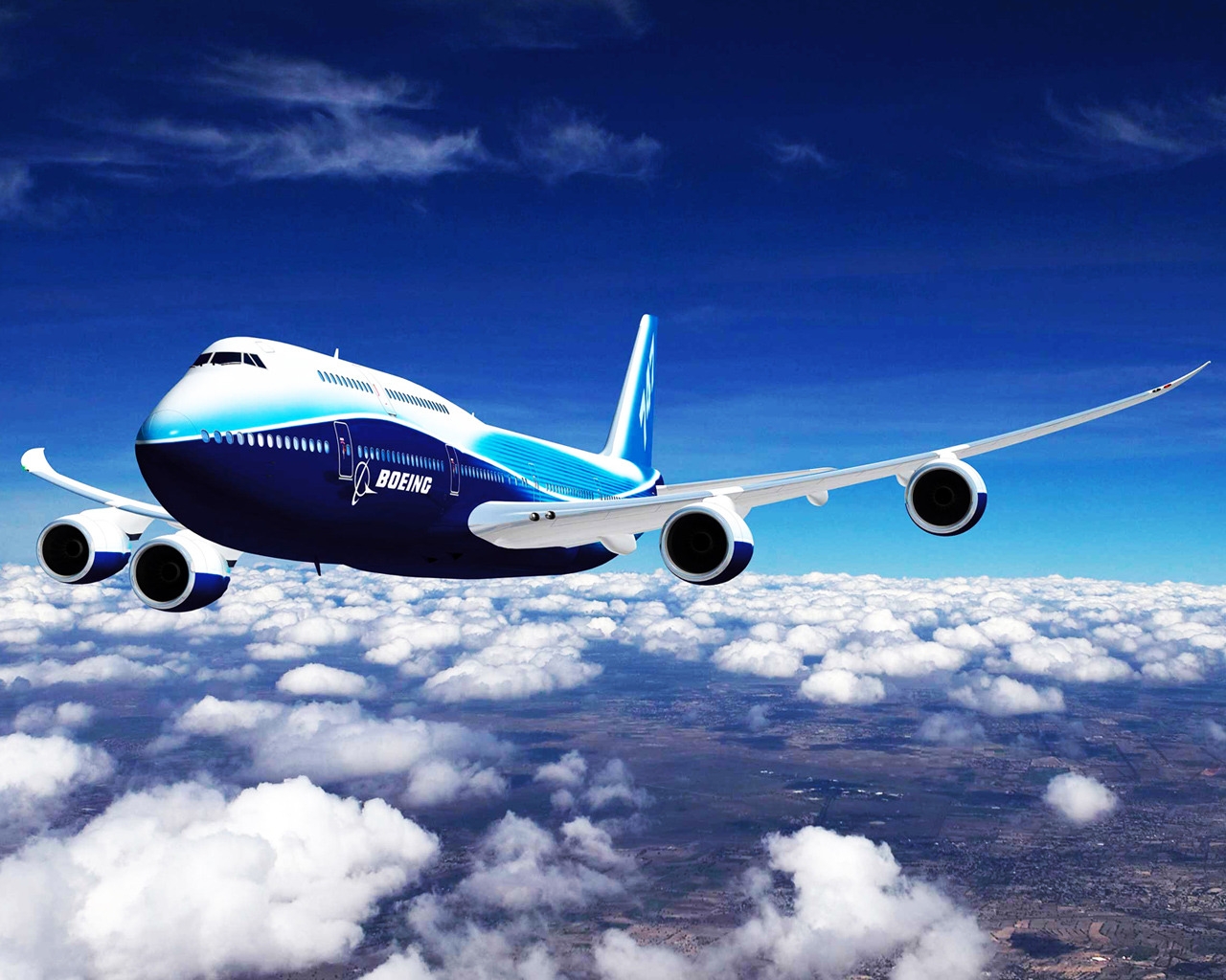 Boeing 747-8 for 1280 x 1024 resolution