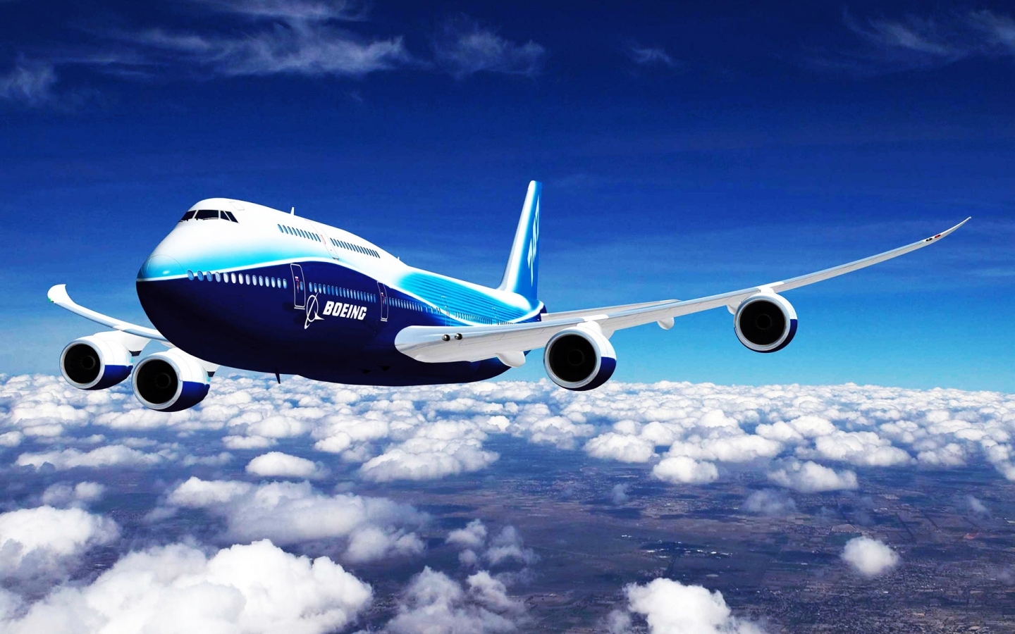 Boeing 747-8 for 1440 x 900 widescreen resolution