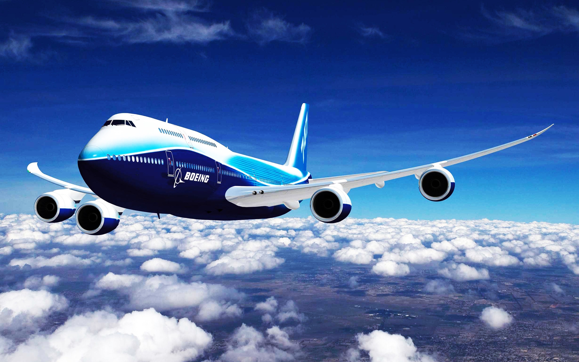 Boeing 747-8 for 1920 x 1200 widescreen resolution