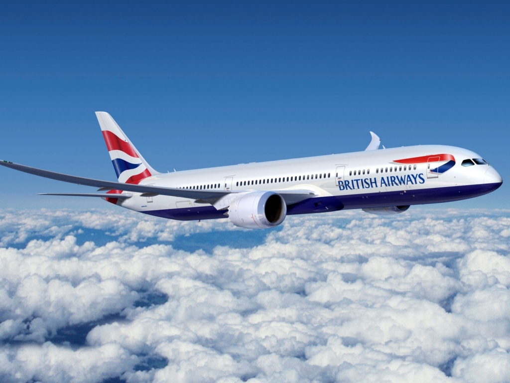 Boeing 777 British Airways for 1024 x 768 resolution