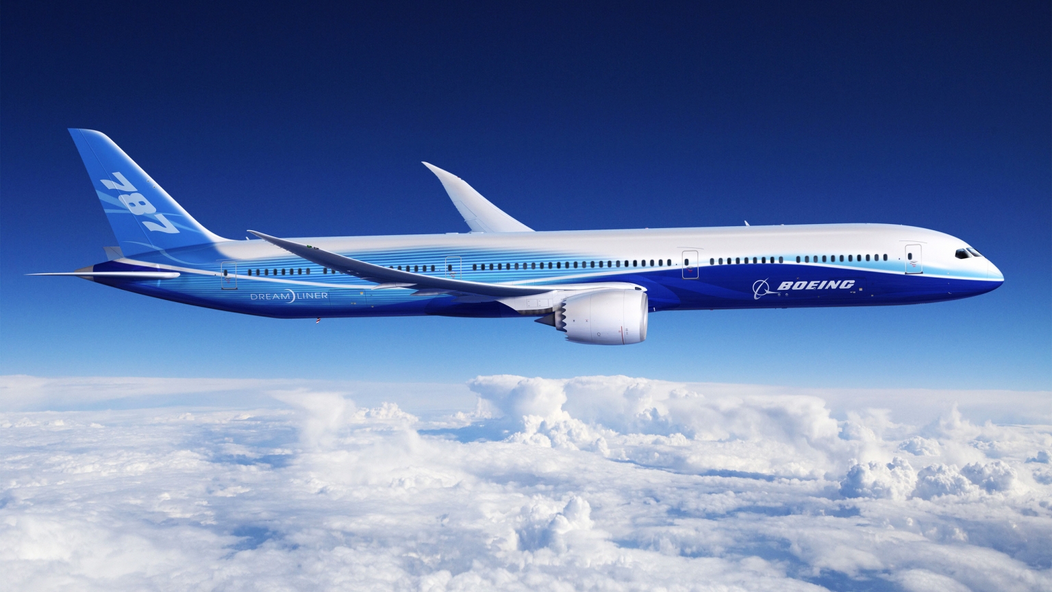 Boeing 787 for 1536 x 864 HDTV resolution