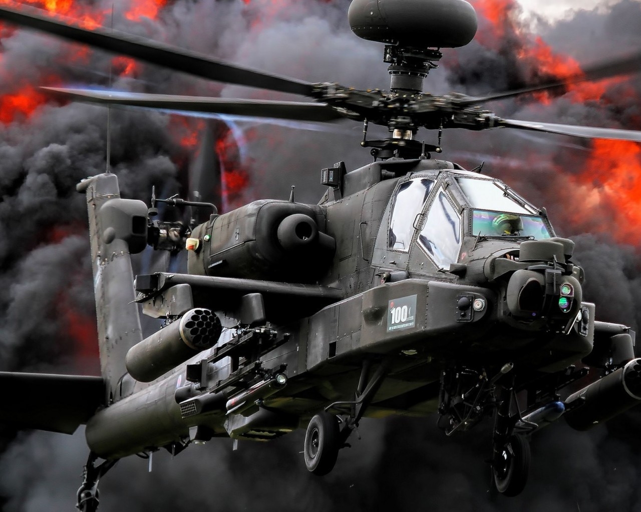 Boeing AH 64 Apache for 1280 x 1024 resolution